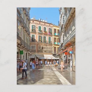 Malaga. #5. postcard