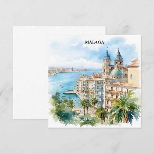 Malaga Andalusia Spain Travel (Front/Back)