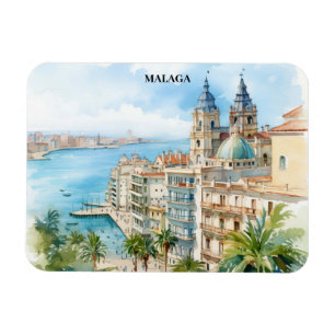 Malaga Andalusia Spain Travel Magnet
