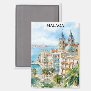 Malaga Andalusia Spain Travel Magnet