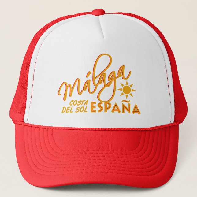 Málaga España hat - choose color (Front)