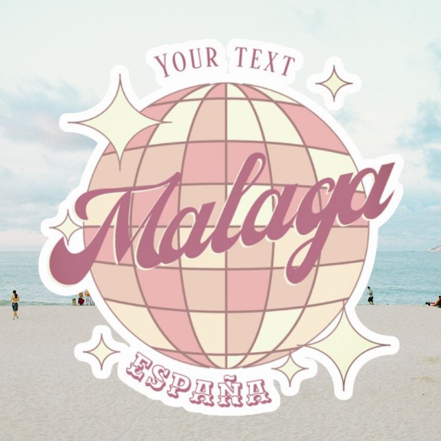 Málaga Malaga España spain accessory gift  Sticker (Creator Uploaded)