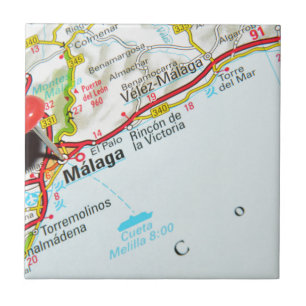 Malaga, Spain Ceramic Tile