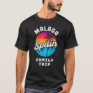 Malaga Spain Family Trip T-Shirt