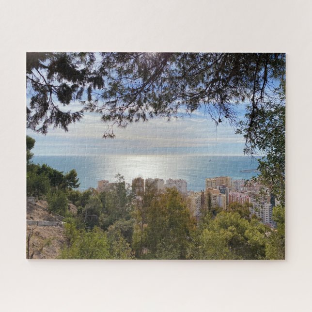 Malaga Spain, on the Mediterranean Coast Jigsaw Puzzle (Horizontal)