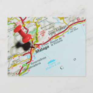 Malaga, Spain Postcard