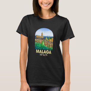 Malaga Spain Travel Catedral De Malaga Traveling S T-Shirt