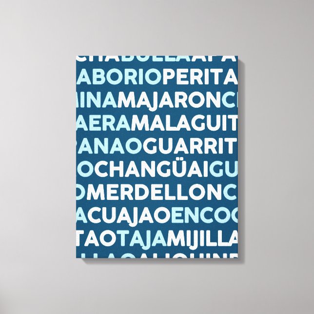 Malaguita Canvas Print (Front)