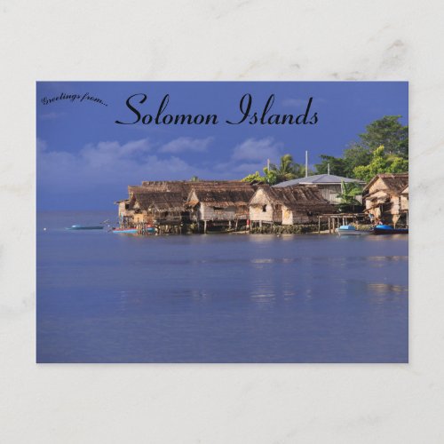 Malaita Solomon Islands Postcard