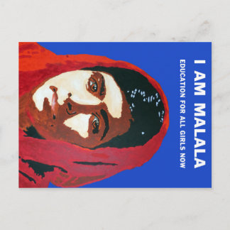 MALALA YOUSAFZAI POSTCARD