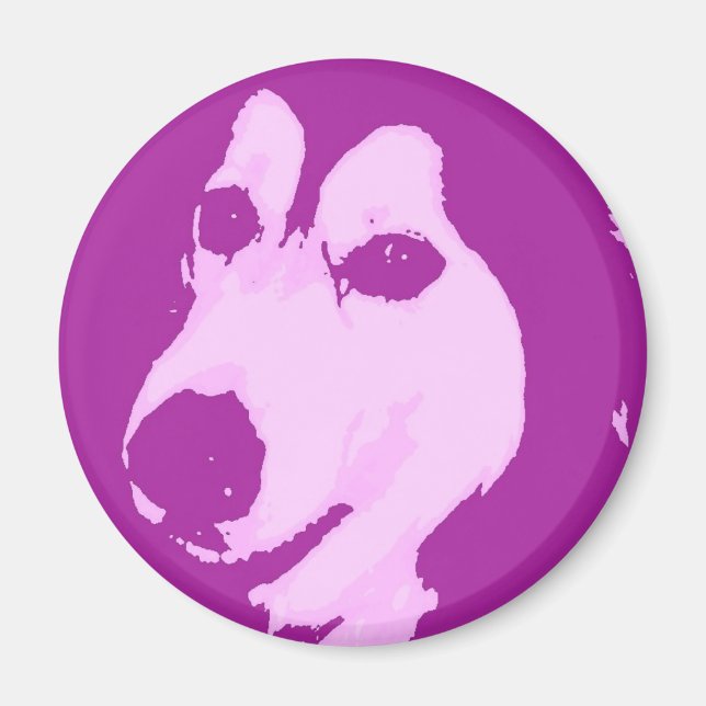 Malamute Dog Magnet (Front)