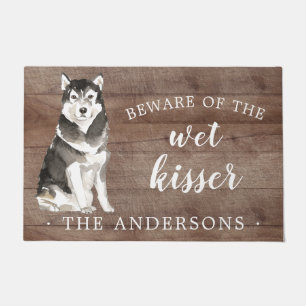 Malamute Dog Personalized Door Mat