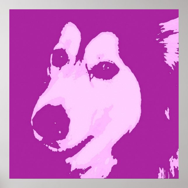 Malamute Dog Poster (Front)