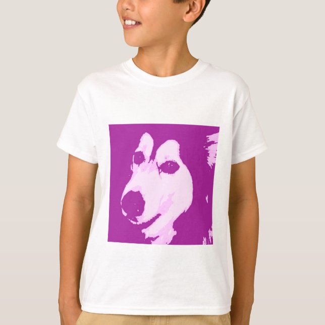 Malamute Dog T-Shirt (Front)