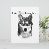 Malamute Happy Face (Standing Front)