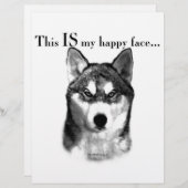 Malamute Happy Face (Front/Back)