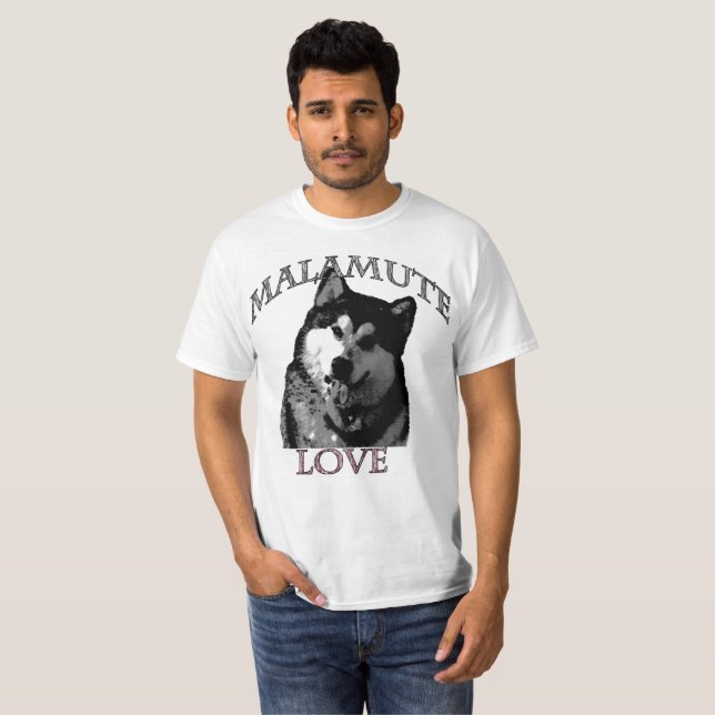 Malamute Love T-shirt (Front Full)