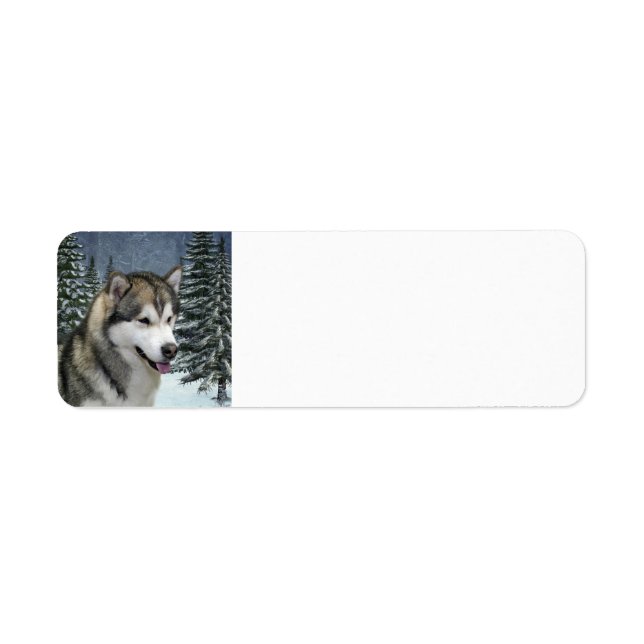 Malamute Return Address Label (Front)