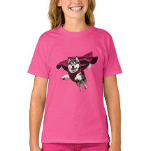 Malamute Superhero Kid's T-Shirt