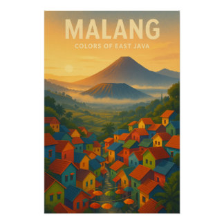 ‘MALANG – Colors of East Java’ Poster