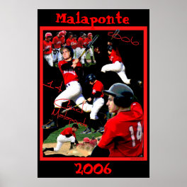 Malaponte Freshman Baseball Poster