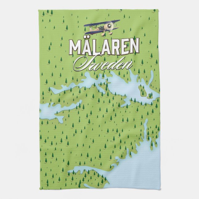 Mälaren Sweden Kitchen Towel (Vertical)