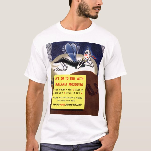 Malaria Mosquito T-Shirt (Front)