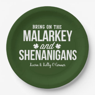 Malarkey & Shenanigans Custom Paper Plates