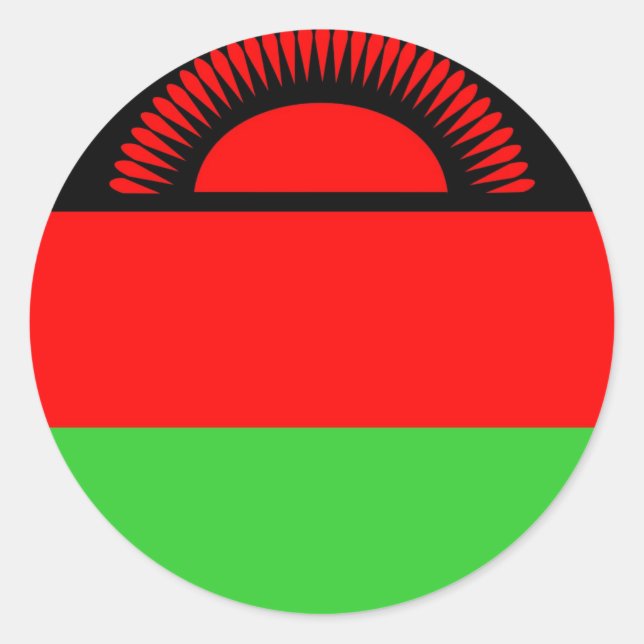 Malawi Classic Round Sticker (Front)