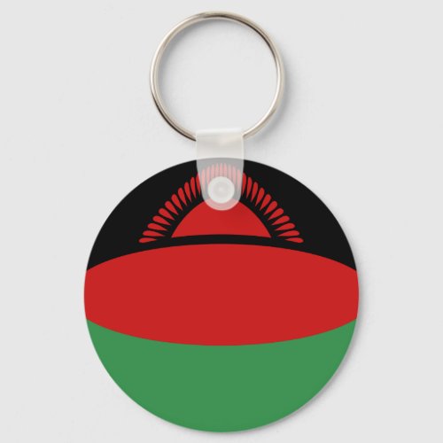 Malawi Fisheye Flag Keychain