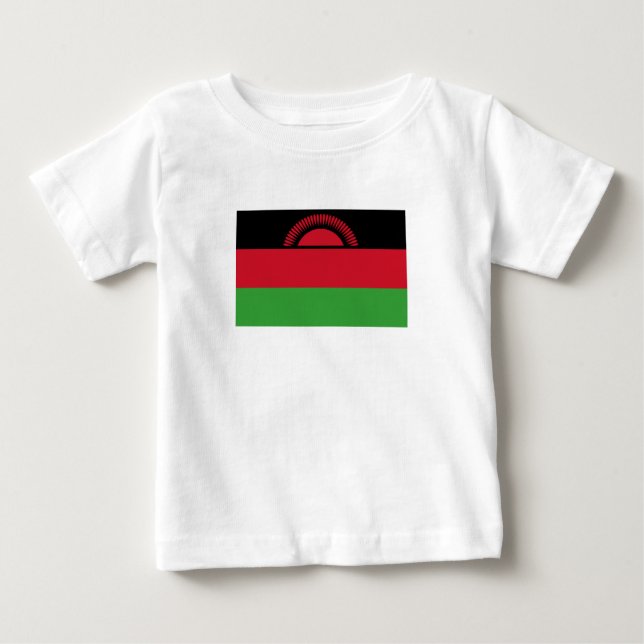 Malawi Flag Baby T-Shirt (Front)