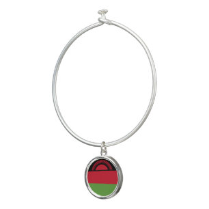 Malawi flag bangle bracelet