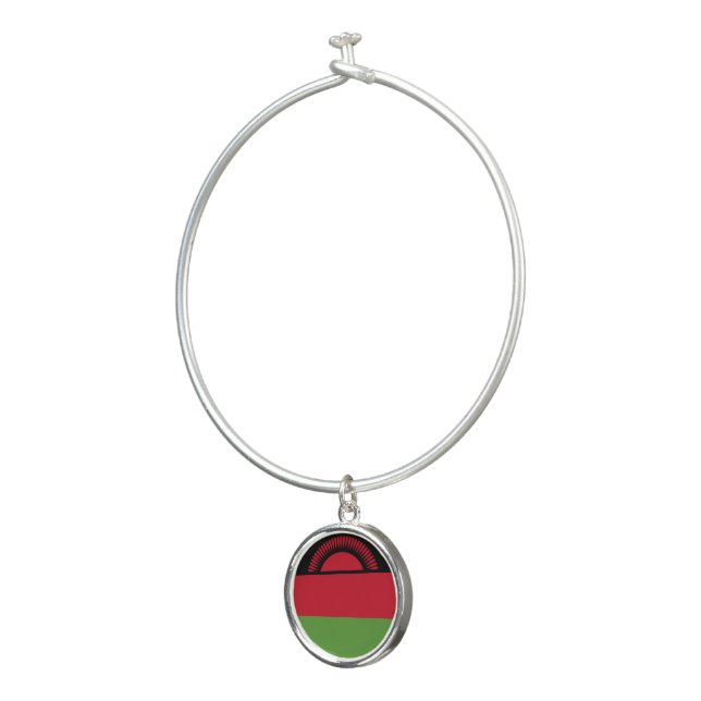 Malawi flag bangle bracelet (3/4)