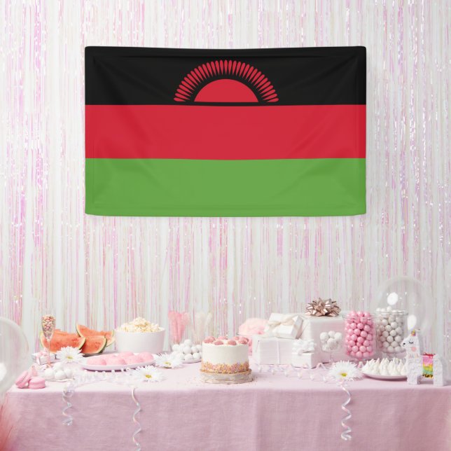 Malawi flag banner (Party)