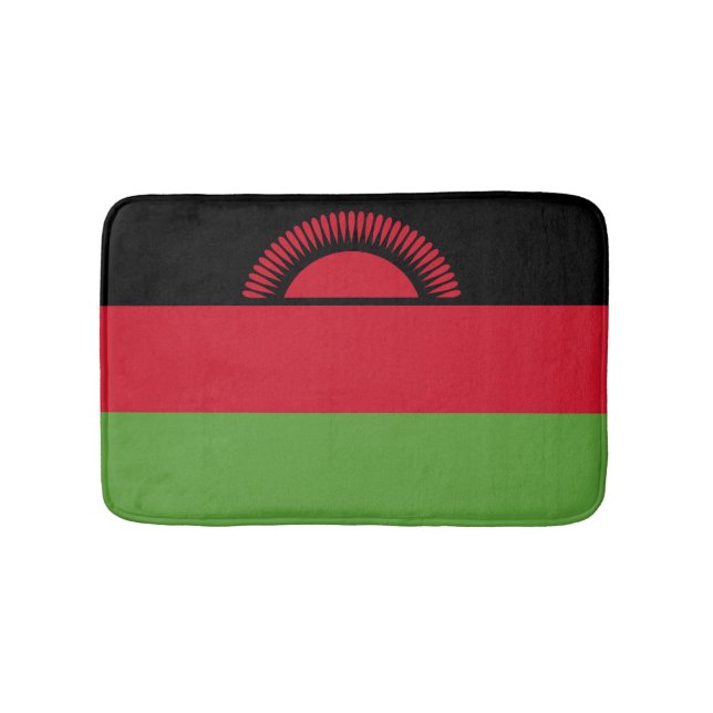 Malawi flag bath mat (Front)