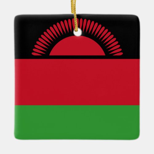 Malawi Flag  Ceramic Ornament