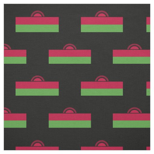 Malawi Flag Fabric