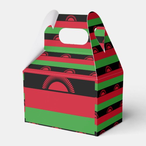 Malawi Flag Favor Boxes