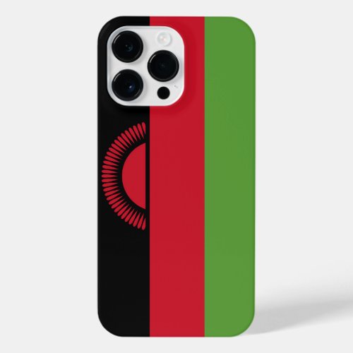 Malawi flag iPhone 14 pro max case