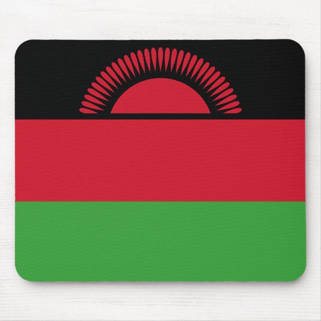 Malawi Flag Mouse Pad (Front)