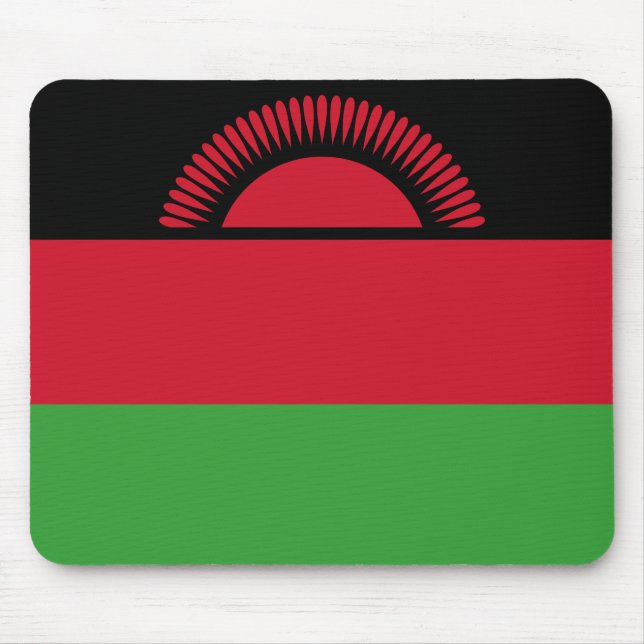 Malawi Flag Mouse Pad (Front)