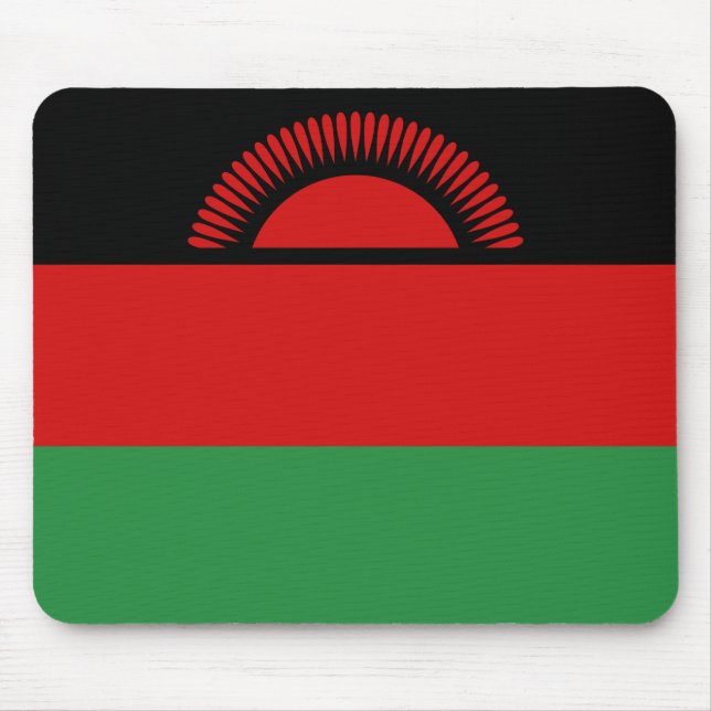 Malawi Flag Mousepad (Front)