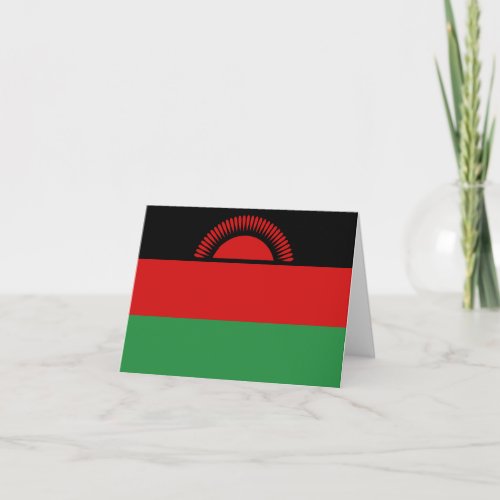 Malawi Flag Notecard