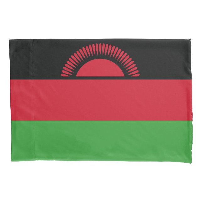 Malawi Flag Pillow Case (Front)