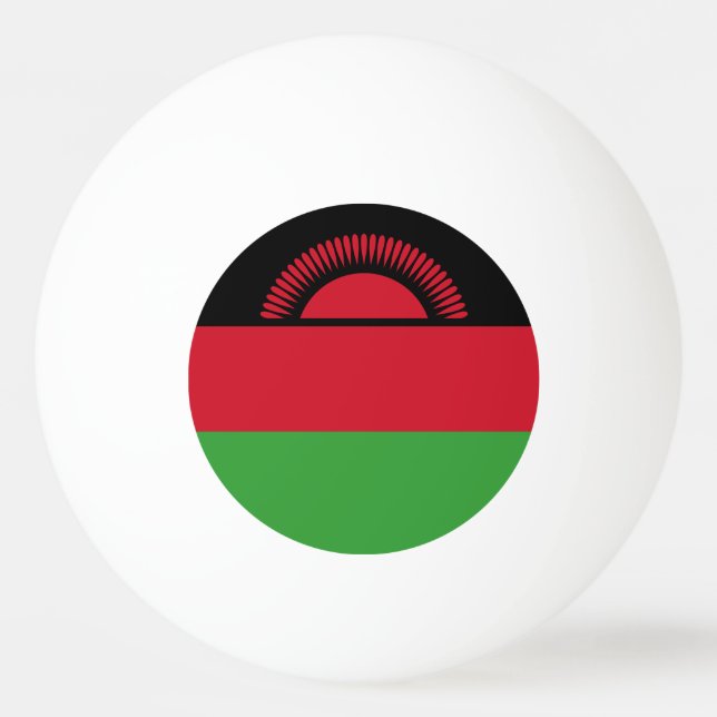 Malawi Flag Ping Pong Ball (Front)