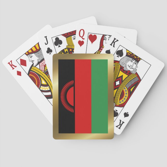 Malawi Flag Playing Cards (Back)
