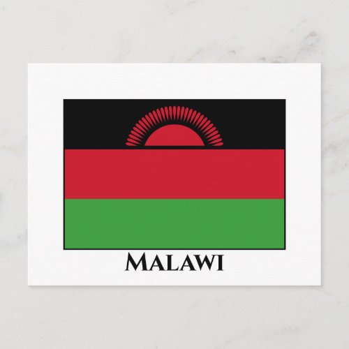 Malawi Flag Postcard