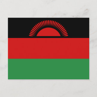 Malawi Flag Postcard