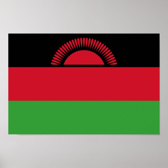 Malawi Flag Poster (Front)