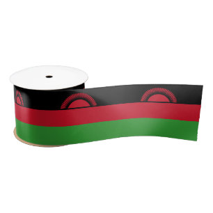 Malawi Flag Satin Ribbon